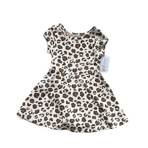 Cat & Jack leopard print dress 18 months NWT